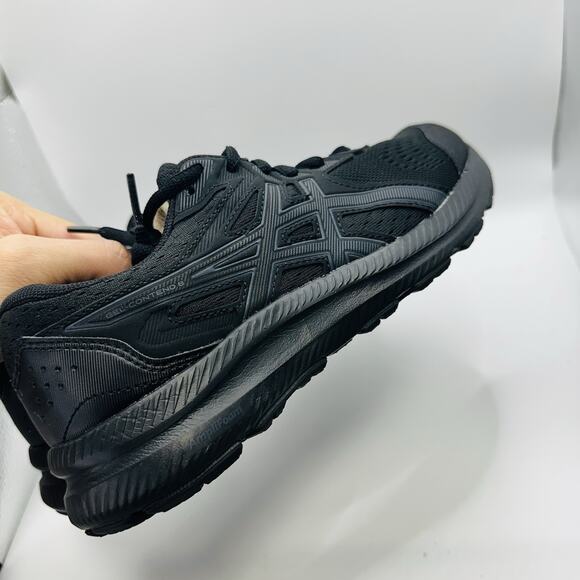 Size 6 - Asics Gel Contend 8 Triple Black Running Women’s Shoe - Picture 8 of 8
